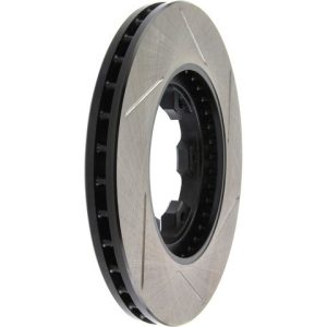 Stop Tech Brake Rotor, Sportstop ® Slotted, Silver E-Coated, Alloy, Single – 126.42029SR