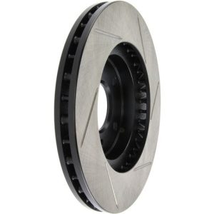 Stop Tech Brake Rotor, Sportstop ® Slotted, Silver E-Coated, Alloy, Single – 126.42069SR