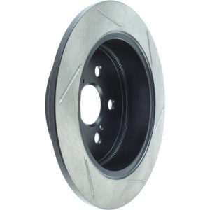 Stop Tech Brake Rotor, Sportstop ® Slotted, Silver E-Coated, Alloy, Single – 126.44115SR