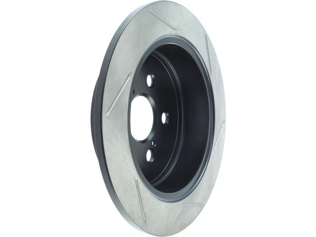 Stop Tech Brake Rotor, Sportstop ® Slotted, Silver E-Coated, Alloy, Single – 126.44115SR