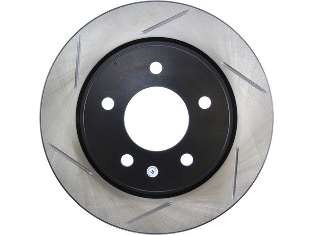 Stop Tech Brake Rotor, Sportstop ® Slotted, Silver E-Coated, Alloy, Single – 126.45067SR