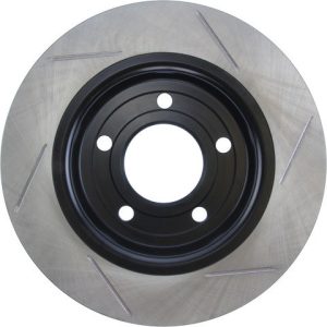 Stop Tech Brake Rotor, Sportstop ® Slotted, Silver E-Coated, Alloy, Single – 126.45067SR