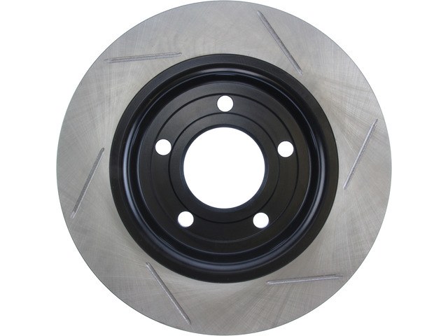 Stop Tech Brake Rotor, Sportstop ® Slotted, Silver E-Coated, Alloy, Single – 126.45067SR