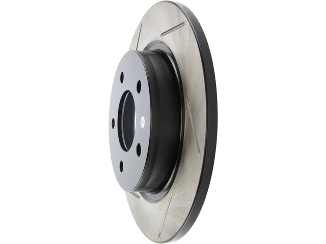 Stop Tech Brake Rotor, Sportstop ® Slotted, Silver E-Coated, Alloy, Single – 126.45067SR