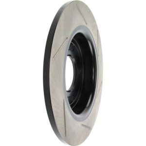 Stop Tech Brake Rotor, Sportstop ® Slotted, Silver E-Coated, Alloy, Single – 126.45067SR