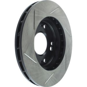 Stop Tech Brake Rotor, Sportstop ® Slotted, Silver E-Coated, Alloy, Single – 126.46042SL