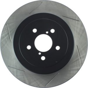 Stop Tech Brake Rotor, Sportstop ® Slotted, Silver E-Coated, Alloy, Single – 126.47020SR