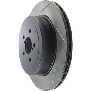 Stop Tech Brake Rotor, Sportstop ® Slotted, Silver E-Coated, Alloy, Single – 126.47020SR