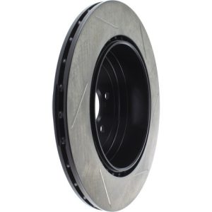 Stop Tech Brake Rotor, Sportstop ® Slotted, Silver E-Coated, Alloy, Single – 126.47020SR