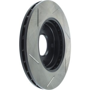 Stop Tech Brake Rotor, Sportstop ® Slotted, Silver E-Coated, Alloy, Single – 126.61061SL
