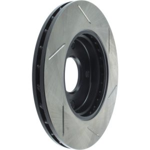 Stop Tech Brake Rotor, Sportstop ® Slotted, Silver E-Coated, Alloy, Single – 126.61061SR