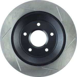 Stop Tech Brake Rotor, Sportstop ® Slotted, Silver E-Coated, Alloy, Single – 126.62040SR
