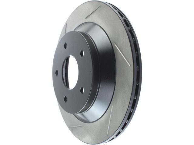 Stop Tech Brake Rotor, Sportstop ® Slotted, Silver E-Coated, Alloy, Single – 126.62040SR