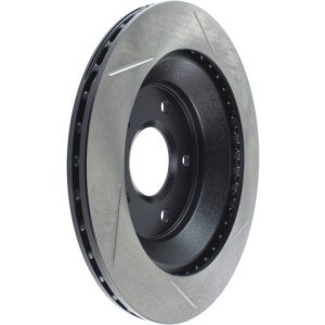 Stop Tech Brake Rotor, Sportstop ® Slotted, Silver E-Coated, Alloy, Single – 126.62040SR