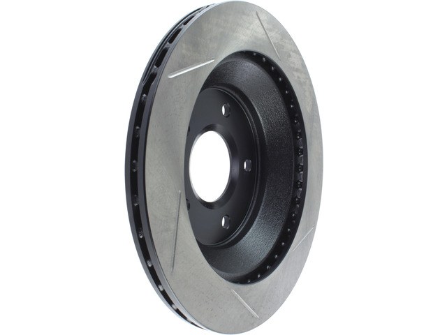 Stop Tech Brake Rotor, Sportstop ® Slotted, Silver E-Coated, Alloy, Single – 126.62040SR