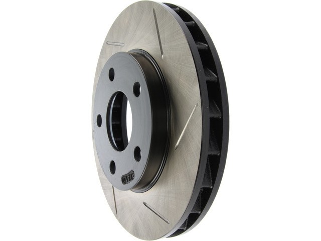 Stop Tech Brake Rotor, Sportstop ® Slotted, Silver E-Coated, Alloy, Single – 126.62057SL