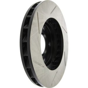 Stop Tech Brake Rotor, Sportstop ® Slotted, Silver E-Coated, Alloy, Single – 126.62057SL