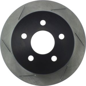 Stop Tech Brake Rotor, Sportstop ® Slotted, Silver E-Coated, Alloy, Single – 126.62058SR