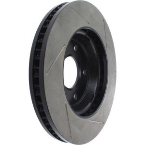 Stop Tech Brake Rotor, Sportstop ® Slotted, Silver E-Coated, Alloy, Single – 126.62073SR