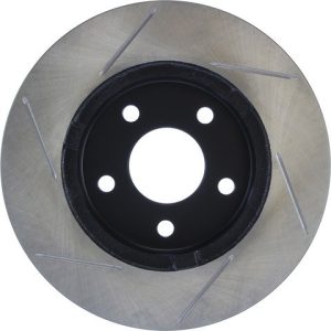 Stop Tech Brake Rotor, Sportstop ® Slotted, Silver E-Coated, Alloy, Single – 126.62079SL