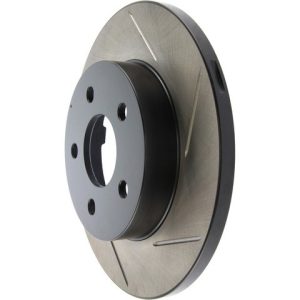 Stop Tech Brake Rotor, Sportstop ® Slotted, Silver E-Coated, Alloy, Single – 126.62079SL