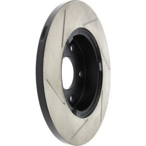 Stop Tech Brake Rotor, Sportstop ® Slotted, Silver E-Coated, Alloy, Single – 126.62079SL