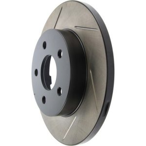 Stop Tech Brake Rotor, Sportstop ® Slotted, Silver E-Coated, Alloy, Single – 126.62079SR