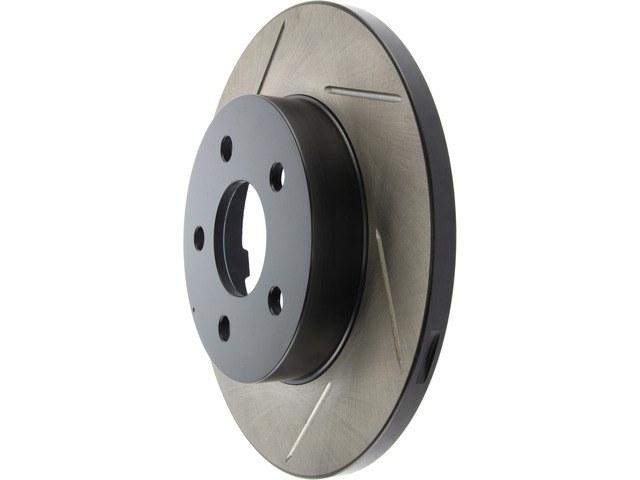Stop Tech Brake Rotor, Sportstop ® Slotted, Silver E-Coated, Alloy, Single – 126.62079SR