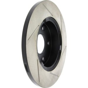 Stop Tech Brake Rotor, Sportstop ® Slotted, Silver E-Coated, Alloy, Single – 126.62079SR