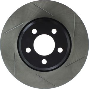 Stop Tech Brake Rotor, Sportstop ® Slotted, Silver E-Coated, Alloy, Single – 126.63059SL