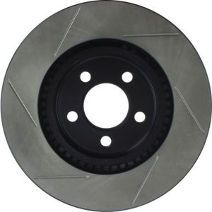 Stop Tech Brake Rotor, Sportstop ® Slotted, Silver E-Coated, Alloy, Single – 126.63059SL