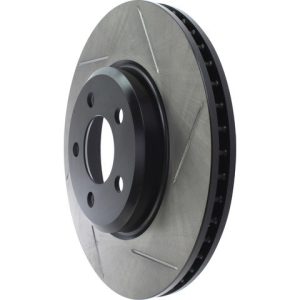 Stop Tech Brake Rotor, Sportstop ® Slotted, Silver E-Coated, Alloy, Single – 126.63059SL