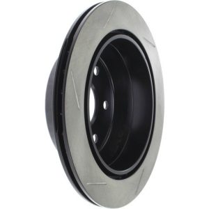 Stop Tech Brake Rotor, Sportstop ® Slotted, Silver E-Coated, Alloy, Single – 126.66041SL