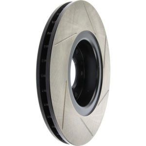 Stop Tech Brake Rotor, Sportstop ® Slotted, Silver E-Coated, Alloy, Single – 126.66053SR