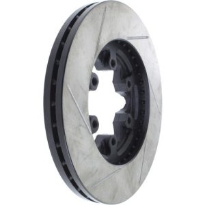 Stop Tech Brake Rotor, Sportstop ® Slotted, Silver E-Coated, Alloy, Single – 126.66056SL