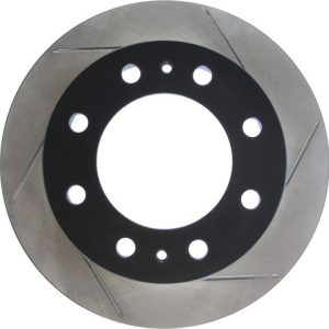 Stop Tech Brake Rotor, Sportstop ® Slotted, Silver E-Coated, Alloy, Single – 126.66059SL
