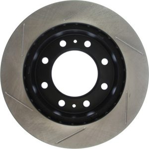 Stop Tech Brake Rotor, Sportstop ® Slotted, Silver E-Coated, Alloy, Single – 126.66059SL