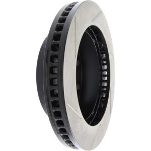 Stop Tech Brake Rotor, Sportstop ® Slotted, Silver E-Coated, Alloy, Single – 126.66059SL