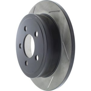 Stop Tech Brake Rotor, Sportstop ® Slotted, Silver E-Coated, Alloy, Single – 126.67063SR