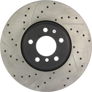Stop Tech Brake Rotor, Sportstop ® Drilled and Slotted, One Piece Design, Wheel Bolt Pattern 5 X 120 Millimeter – 127.34060R