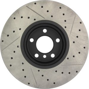 Stop Tech Brake Rotor, Sportstop ® Drilled and Slotted, One Piece Design, Wheel Bolt Pattern 5 X 120 Millimeter – 127.34060R