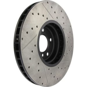Stop Tech Brake Rotor, Sportstop ® Drilled and Slotted, One Piece Design, Wheel Bolt Pattern 5 X 120 Millimeter – 127.34060R