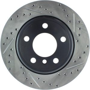 Stop Tech Brake Rotor, Sportstop ® Drilled and Slotted, One Piece Design, Wheel Bolt Pattern 5 X 120 Millimeter – 127.34061L