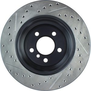 Stop Tech Brake Rotor, Sportstop ® Drilled and Slotted, One Piece Design, Wheel Bolt Pattern 5 X 120 Millimeter – 127.34061L