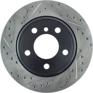 Stop Tech Brake Rotor, Sportstop ® Drilled and Slotted, One Piece Design, Wheel Bolt Pattern 5 X 120 Millimeter – 127.34061R