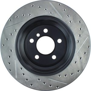 Stop Tech Brake Rotor, Sportstop ® Drilled and Slotted, One Piece Design, Wheel Bolt Pattern 5 X 120 Millimeter – 127.34061R