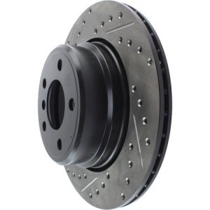 Stop Tech Brake Rotor, Sportstop ® Drilled and Slotted, One Piece Design, Wheel Bolt Pattern 5 X 120 Millimeter – 127.34061R