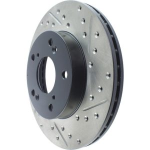 Stop Tech Brake Rotor, Sportstop ® Drilled and Slotted, One Piece Design, Wheel Bolt Pattern 5 X 114.3 Millimeter – 127.40056L