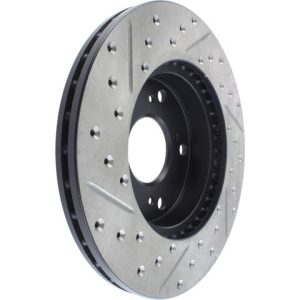 Stop Tech Brake Rotor, Sportstop ® Drilled and Slotted, One Piece Design, Wheel Bolt Pattern 5 X 114.3 Millimeter – 127.40056L