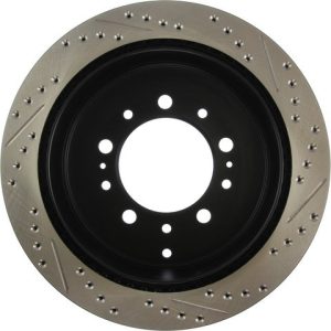 Stop Tech Brake Rotor, Sportstop ® Drilled and Slotted, One Piece Design, Wheel Bolt Pattern 5 X 150 Millimeter – 127.44157R